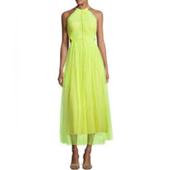 EUC Jason Wu Neon Yellow 2017 Runway Dress. Size 4 - Picture 2 of 11